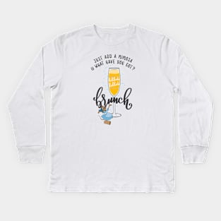 Bibbidi Bobbidi Brunch • Make it Blue Kids Long Sleeve T-Shirt